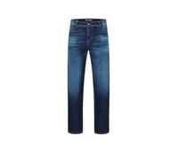 Regular-fit-Jeans MAC "Rick", Herren, Gr. 34, Länge 34, dunkelblau authenic 3d use, Denim/Jeans, Obermaterial: 99% Baumwolle, 1% Elasthan, unifarben, casual, regular fit knöchellang, Jeans, im Five-Po