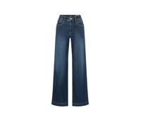 MAC Damen Jeans RICH PALAZZO, blueblack, Gr. 44/30