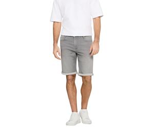 Mac Jog’n Bermuda Shorts in hellgrauer Waschung W38 Straight Fit