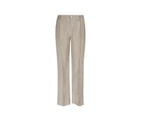 Leinenhose MAC "NORA", Damen, Gr. 32, Länge 30, beige (sanddrift melange), Web, Obermaterial: 100% Leinen, 7/8-Länge, Hosen, Sommerhose in verkürzter Länge, temperaturausgleichend (77941115-32) sanddr