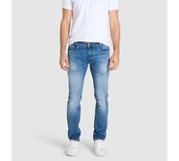 Straight-Jeans MAC "Arne Pipe", Herren, Gr. 34, Länge 30, history blau used, Denim/Jeans, Obermaterial: 99% Baumwolle, 1% Elasthan, casual, Jeans (26404929-34) history blau used