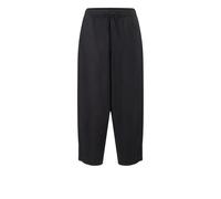 Stoffhose MAC "BAY 2.3 relaxed", Damen, Gr. 34, N-Gr, dunkelblau ppt, Web, Obermaterial: 58% Lyocell, 23% Leinen, 19% Baumwolle, unifarben, lang, Hosen Stoffhose, mit elastischem Bund und Bindeband (4