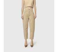 MAC Jeans Stoffhose BORA 2.3 zip Damen 36 Gold – Authentic Stretch Gabardine