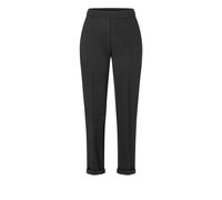 Stoffhose MAC "CAMI", Damen, Gr. 42, N-Gr, schwarz, Web, Obermaterial: 63% Viskose, 33% Polyamid, 4% Elasthan, unifarben, regular fit knöchelfrei, Hosen Stoffhose, Sommerhose mit elastischem Bund (279