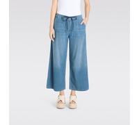 Weite Jeans MAC, Damen, Gr. 40, N-Gr, blau, Denim/Jeans, Obermaterial: 98% Baumwolle, 2% Elasthan, unifarben, casual, weit knöchelfrei, Jeans, im Four-Pocket Style (16536236-40) blau