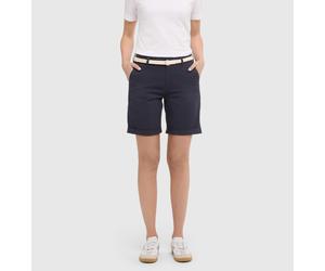 MAC - MAC JEANS - CHINO SHORTS, Stretch Gabardine 198R dark blue PPT - Gr. - 34