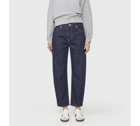 Loose-fit-Jeans MAC "DANNI", Damen, Gr. 38, N-Gr, blau (fashion rinsed), Denim/Jeans, Obermaterial: 71% Baumwolle, 16% Polyester, 11% Modal, 2% Elasthan, lässig geschnitten knöchellang, Jeans, mit Str