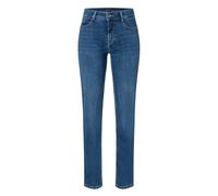 Slim-fit-Jeans MAC "DREAM", Damen, Gr. 36, Länge 32, mid indigo used, Denim/Jeans, Obermaterial: 82% Baumwolle, 9% Polyester, 5% Elastomultiester, 4% Elasthan, slim fit lang, Jeans, sehr elastisches M