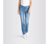 Stretch-Jeans MAC "Dream", Damen, Gr. 42, Länge 32, blau (light blau stone32), Denim/Jeans, Obermaterial: 75% Baumwolle, 12% Modal, 9% Polyester, 4% Elasthan, casual, eng normal, Jeans, mit Stretch fü