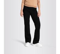 MAC - MAC JEANS - FLARE, Light Jersey schwarz - Gr. - 32
