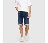 MAC - MAC JEANS - Jogn Bermuda, Light Sweat Denim blau - Gr. - 35