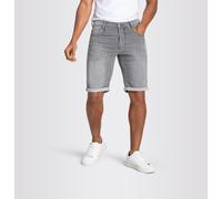 Mac Jog’n Bermuda Shorts in hellgrauer Waschung W40 Straight Fit