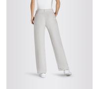 MAC - MAC JEANS - NORA, Pure linen grau - Gr. - 34