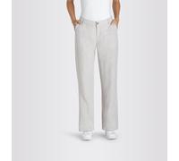 MAC - MAC JEANS - NORA, Pure linen grau - Gr. - 44/34
