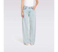 MAC - MAC JEANS - RICH PALAZZO, Light weight denim blau - Gr. - 46/32