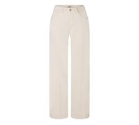 MAC Wide Fit Stoffhose im 5-Pocket-Design Modell 'Rich' in Offwhite, Größe 36/32