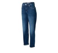 Mac Straight Fit Jeans in Blau mit Saumumschlag D34 / L30 Straight Fit