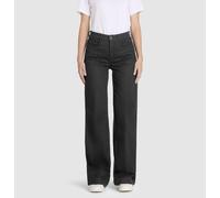 Mac Damen Jeans Hose Wide Authentic Stretch Denim Black 0387L522890 D999