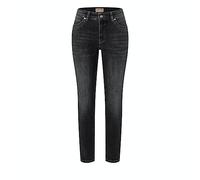 MAC Mel Melanie Feminine Fit Slim Leg Stretchjeans Sylvie Meis Damen Denim, Farbe:schwarz, Damengrößen:46, Hosenlänge:L32