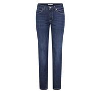 Mac - Damen 5-Pocket Jeans, Melanie (5040), Größe:W48, Länge:L28, Farbe:New Basic wash (D845)