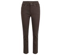 Stretch-Jeans MAC "Melanie" Gr. 42, Länge 30, braun (deep brown ppt) Damen Jeans Röhrenjeans Gerade geschnitten (99185117-42) deep brown ppt