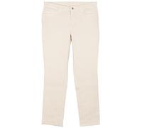 MAC Melanie Feminine Fit Slim Leg Push Up Stretchjeans Damen Denim, Farbe:Offwhite, Damengrößen:38, Hosenlänge:L30