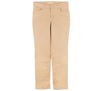 MAC Melanie New Stretchjeans Straight Leg Jeans Damen Feminine Fit, Farbe:Camel, Damengrößen:42, Hosenlänge:L32