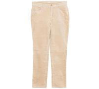 MAC Melanie Samtjeans Stretchjeans Feminine Fit Straight Leg Damen, Farbe:beige, Damengrößen:42, Hosenlänge:L30