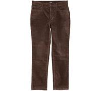 MAC Melanie Samtjeans Stretchjeans Feminine Fit Straight Leg Damen, Farbe:Dunkelbraun, Damengrößen:48, Hosenlänge:L30