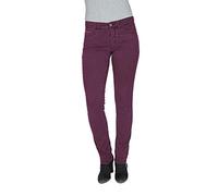 MAC Melanie Stretchjeans Straight Leg Jeans Damen Feminine Fit Denim, Farbe:anthrazit
