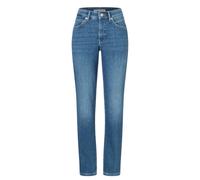 Stretch-Jeans MAC "Melanie", Damen, Gr. 42, Länge 32, vintage sea blau, Denim/Jeans, Obermaterial: 78% Baumwolle, 12% Lyocell, 7% Elastomultiester, 3% Elasthan, feminin, figurbetont normal, Jeans, Ger