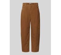 MAC Regular Fit Cordhose aus Baumwoll-Mix Modell 'DANNI 2.3' in Cognac, Größe 44