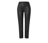 Mac Rich Slim Chic Coating aus Cotton-Tencel-Stretch in Schwarz D32 / L28 Slim Fit