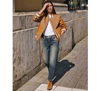 Mac Straight Fit Jeans in Vintage-Used mit Saumumschlag D36 / L30 Straight Fit