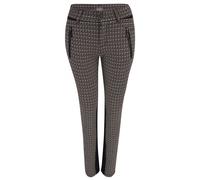 MAC Jeans Damen Vision Riding Now Hose, 911P Check Brown line Pepita, 32/OL