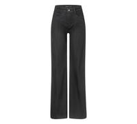 Mac - Damen 5-Pocket Jeans, Wide Authentic (5228-90-0387L), Größe:W40, Länge:L34, Farbe:Black Black (D999)