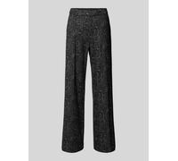 MAC Wide Leg Hose mit elastischem Bund Modell 'Chiara' in Dunkelgrau, Größe 36/30