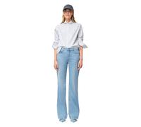 MAC Wide Leg Jeans in Bleached mit Bügelfalte D36 / L34 Wide Fit