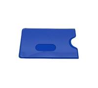 MACEMARO TRADING 10 x KARTENHÜLLE BLAU - Ausweishülle Ausweisetui Schutzhülle Kreditkartenhülle Kreditkarte Ausweis Hülle Karte EC Scheckkarte RFID Kunststoff Robust Stabil - Made in Germany