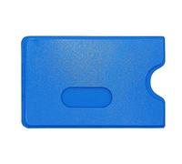 MACEMARO TRADING 5 x KARTENHÜLLE BLAU - Ausweishülle Ausweisetui Schutzhülle Kreditkartenhülle Kreditkarte Ausweis Hülle Karte EC Scheckkarte RFID Kunststoff Robust Stabil - Made in Germany