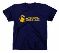 Macgyver Kult T-Shirt Fanshirt TV-Serie, navy, L