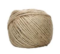 Machify 3 mm 50 m Jute-Schnur, natürliches Seil für Handwerk, DIY-Projekte, Fotowände, Geschenkverpackungen, Bündeln, rustikale Dekorationen, 8 x 8 x 11 cm