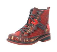 Maciejka Damen Stiefeletten rot-Kombi Gr. 38