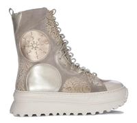 Maciejka Botki Damskie Skórzane NA Platformie Beż 39