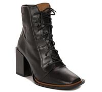 Maciejka Damen Fleece Stiletto Stiefel Schwarz 40