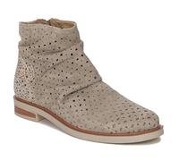 Maciejka Durchbrochene Damenstiefel aus Leder Dark Beige 37