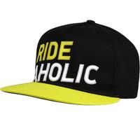 Macna Rideaholic Snapback Kappe, schwarz-gelb für Männer