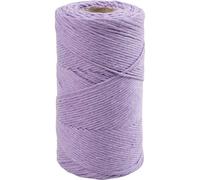 Macrame-Kordel L 198m D2mm Flieder