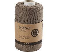 Macramee-Kordel 198 m braun 1m/0,06Euro