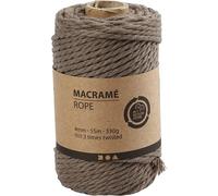 Macramee-Kordel 55 m braun 1m/0,22Euro